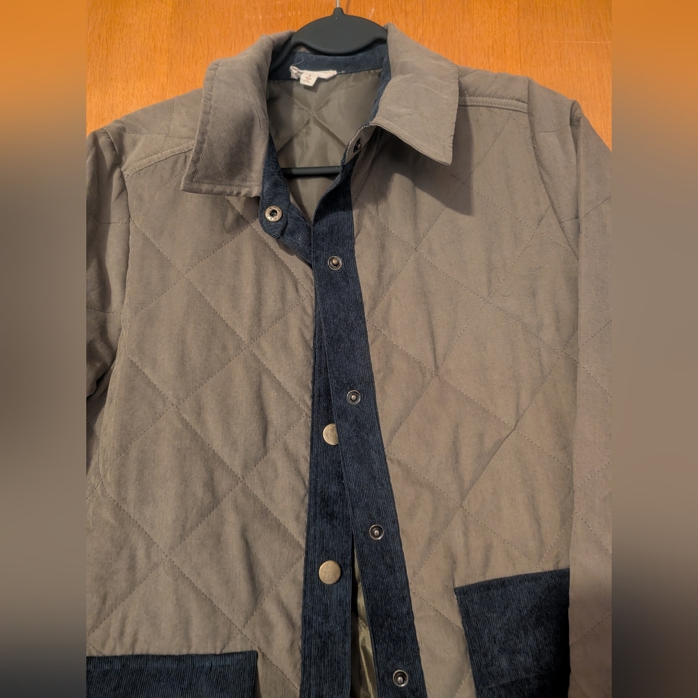 Quilted Snap Button Jacket - image 4